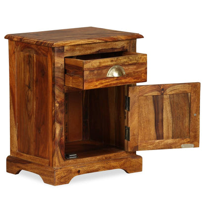 Mesitas De Noche 2 Uds Madera Maciza De Sheesham 40x30x50 Cm_1