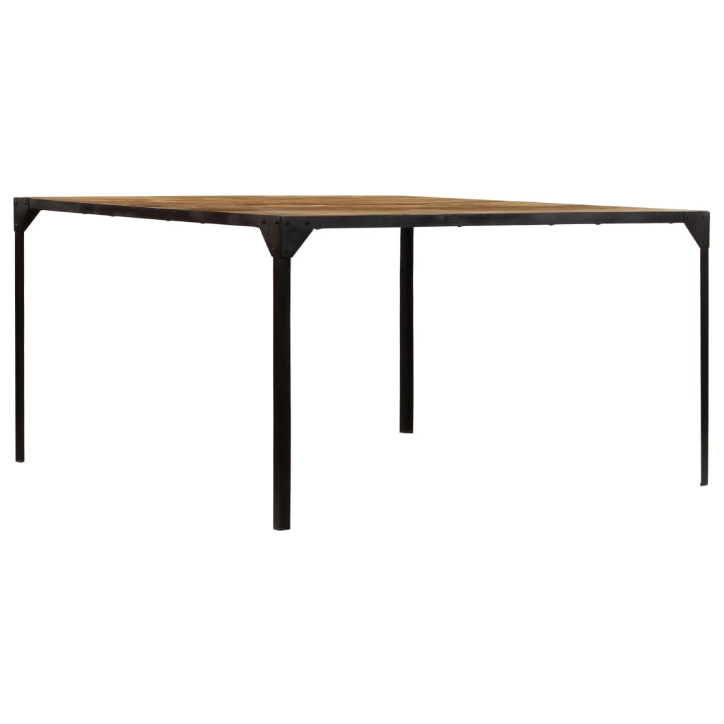 Mesa De Comedor De Madera Maciza De Mango 140x140x76 Cm_0