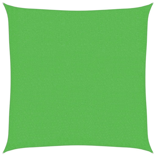 Vidaxl Toldo De Vela Hdpe Verde Claro 160 G/m² 3,6x3,6 M_0