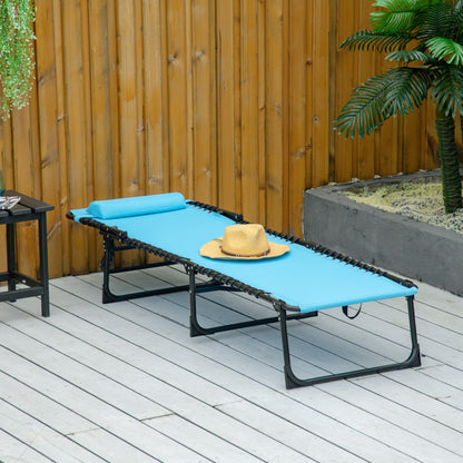 Outsunny Tumbona Plegable Y Ajustable De 4 Posiciones Con Sistema De Cordones_1