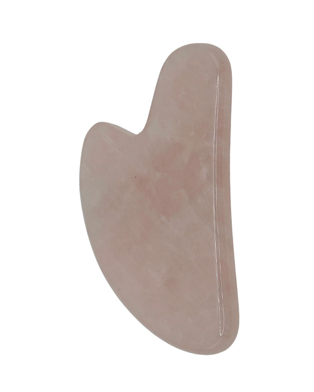 Gua Sha Facial De Cuarzo Rosa Para Masaje Facial Y Cuidado De La Piel · Unisex_0