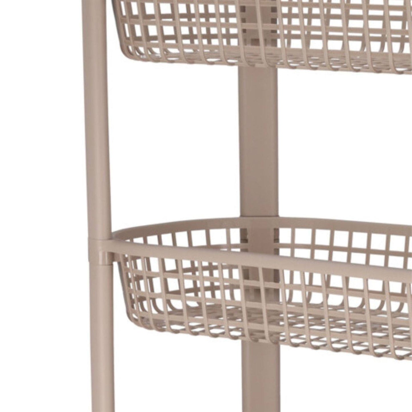 Well Home Carro De Cocina Con 4 Ruedas Color Beige_4