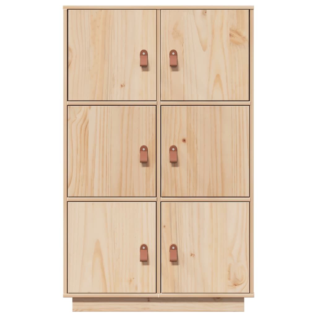 Aparador De Madera Maciza De Pino 67x40x108,5 Cm / Vetonek_3