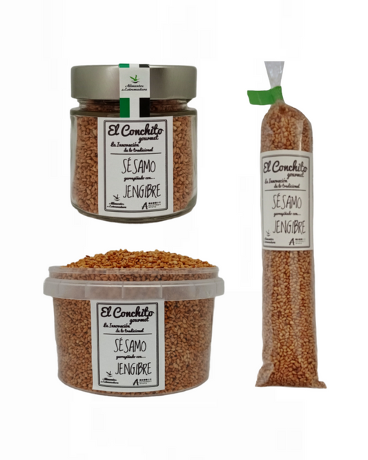 Sésamo Garrapiñado Con Jengibre