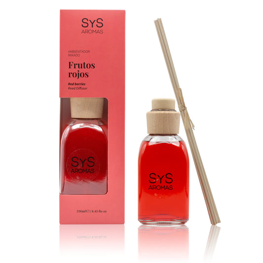 Ambientador Mikado de Frutos Rojos Origins SYS Aromas 250 ml | Aroma Dulce y Afrutado | Energizante_0