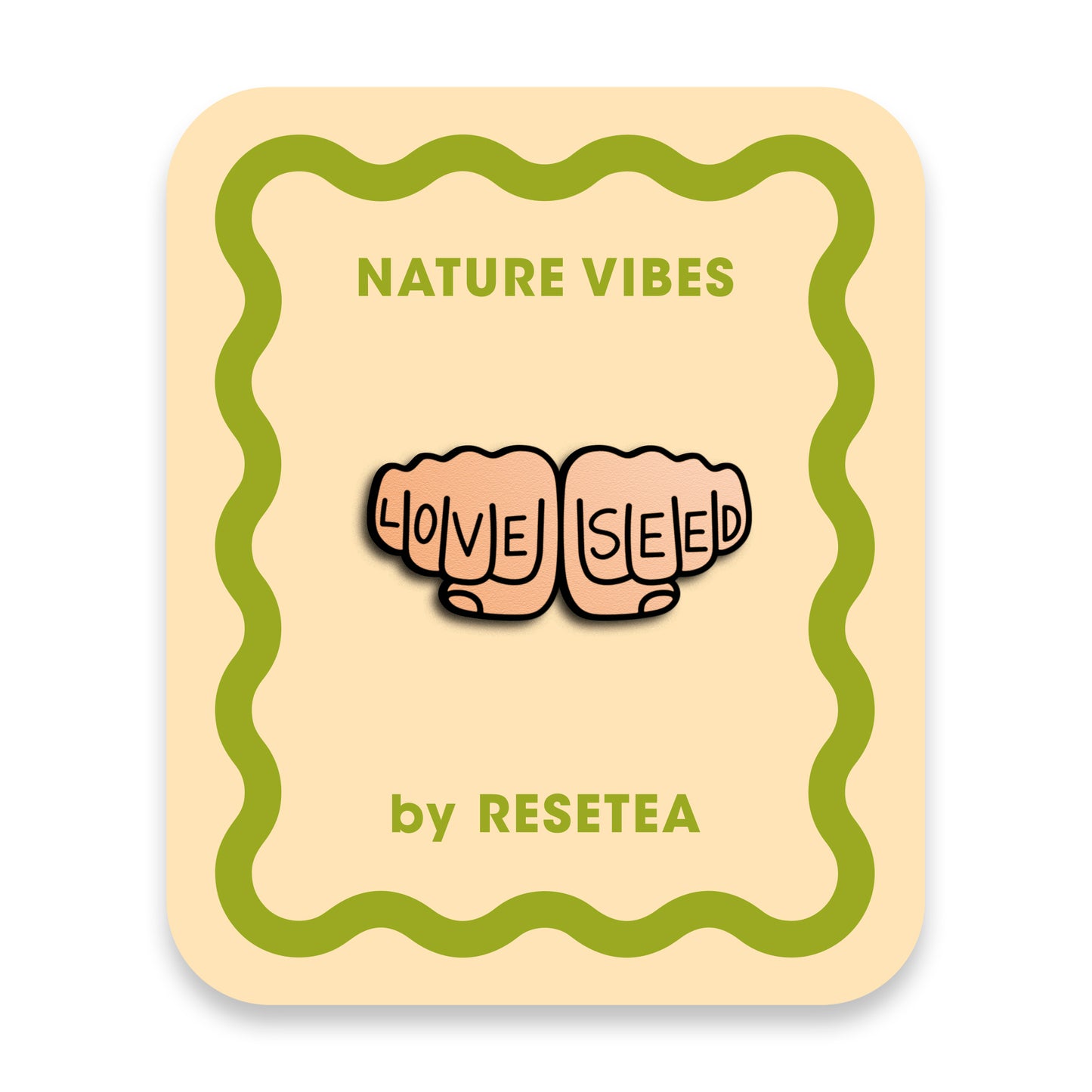Pin Love Seed - Accesorio Moderno y Original para Chaquetas, Mochilas y Bolsos - Nature Vibes_0