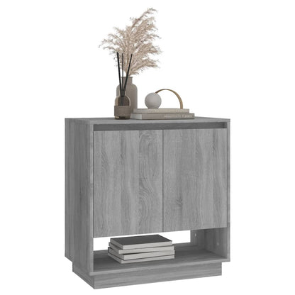 Aparador De Madera De Ingeniería Gris Sonoma 70x41x75 Cm / Vetonek_4
