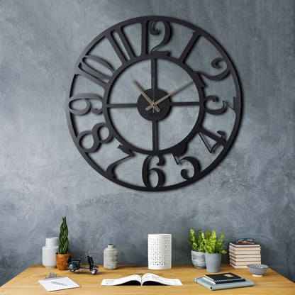 Reloj De Pared Metal Estilo Sencillo 70x70_5