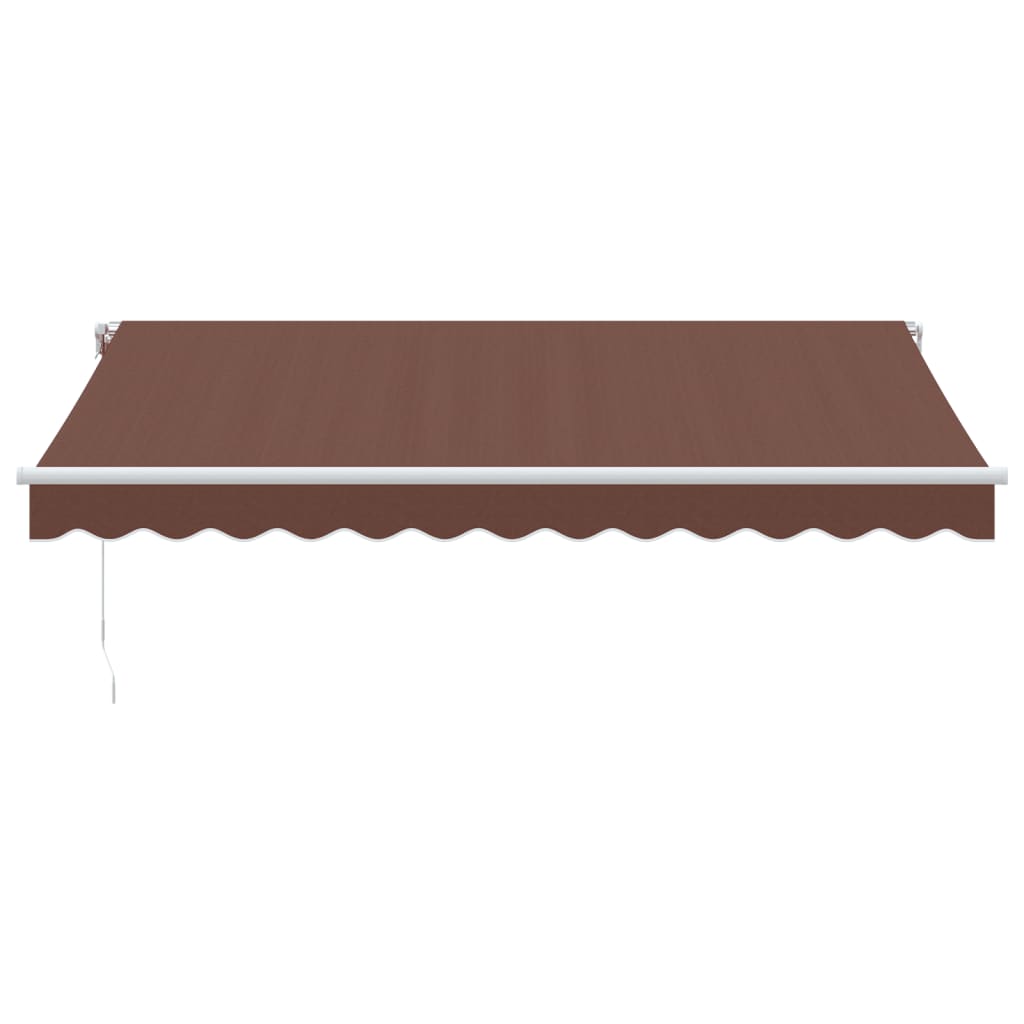 Toldo Retráctil Manual Marrón 350x250 Cm_2