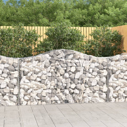 Cestas De Gaviones 3 Uds Forma De Arco Hierro 200x50x100/120cm_1