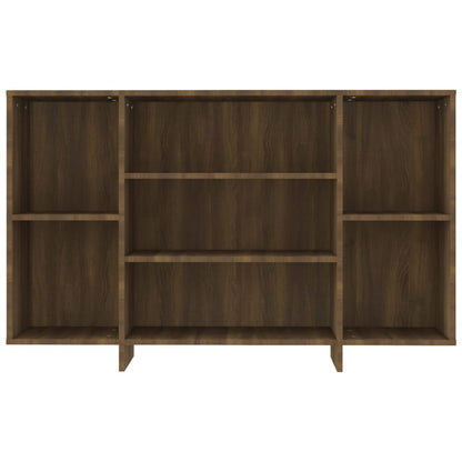 Aparador De Madera De Ingeniería Marrón Roble 120x30x75 Cm / Vetonek_2