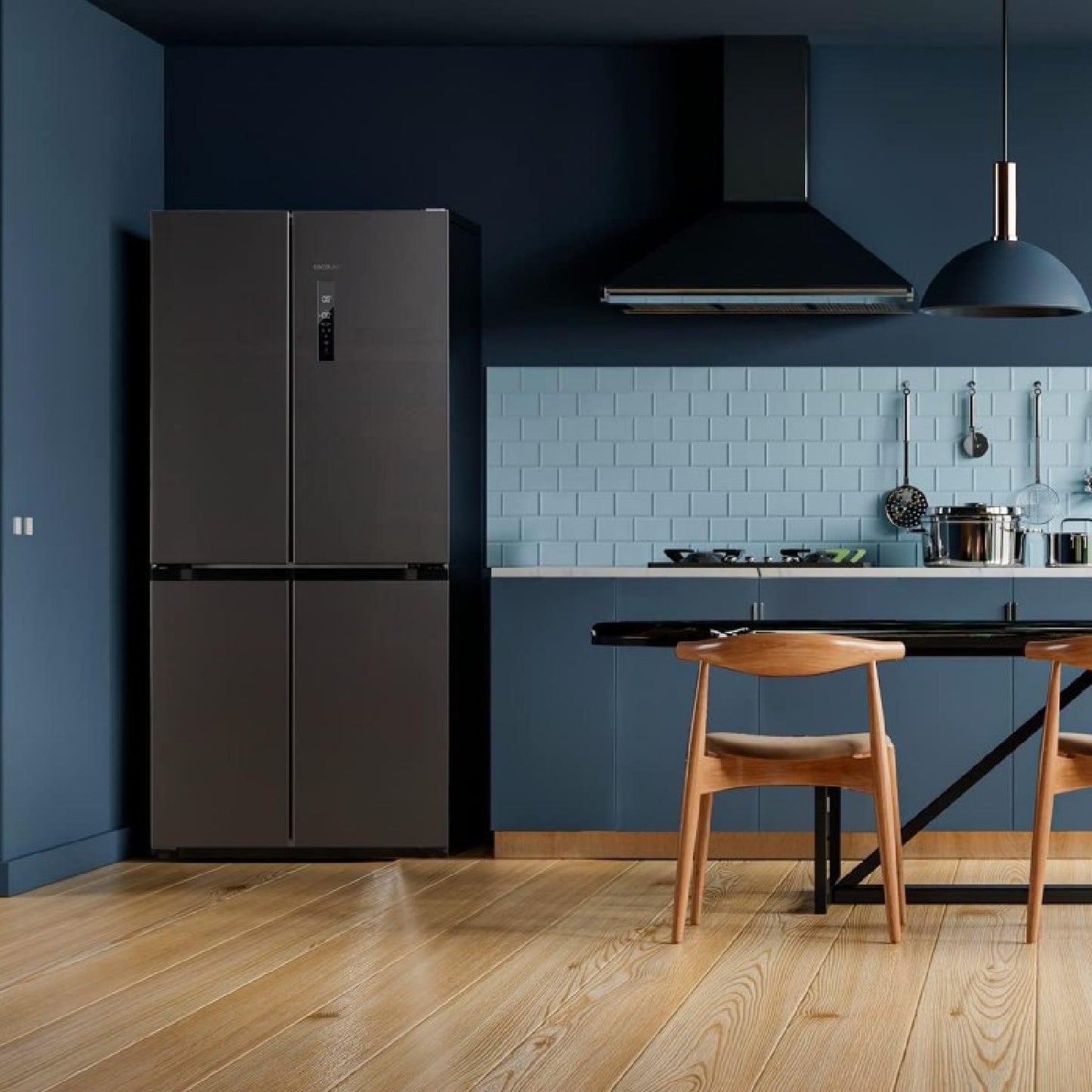 Cecotec Frigorífico 4 Puertas Bolero Coolmarket 4d 490 Dark E_1
