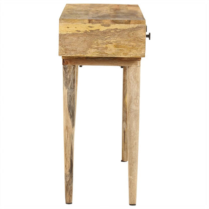 Mesa Consola De Madera Maciza De Mango 115x35x76 Cm_2