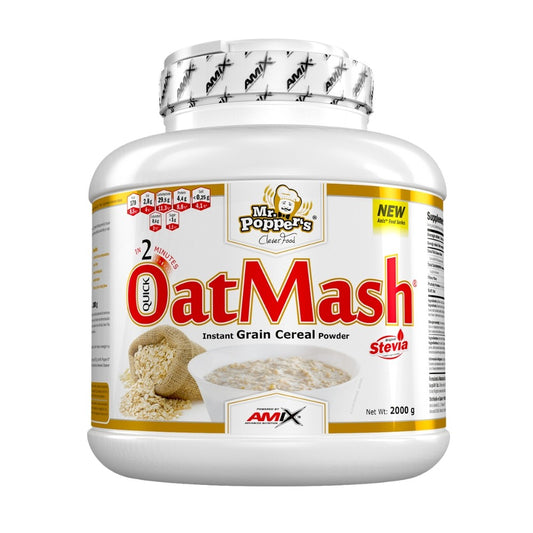 Harina De Avena 2kg Sabor Fresa Yogur Mr.popper's Amix_0