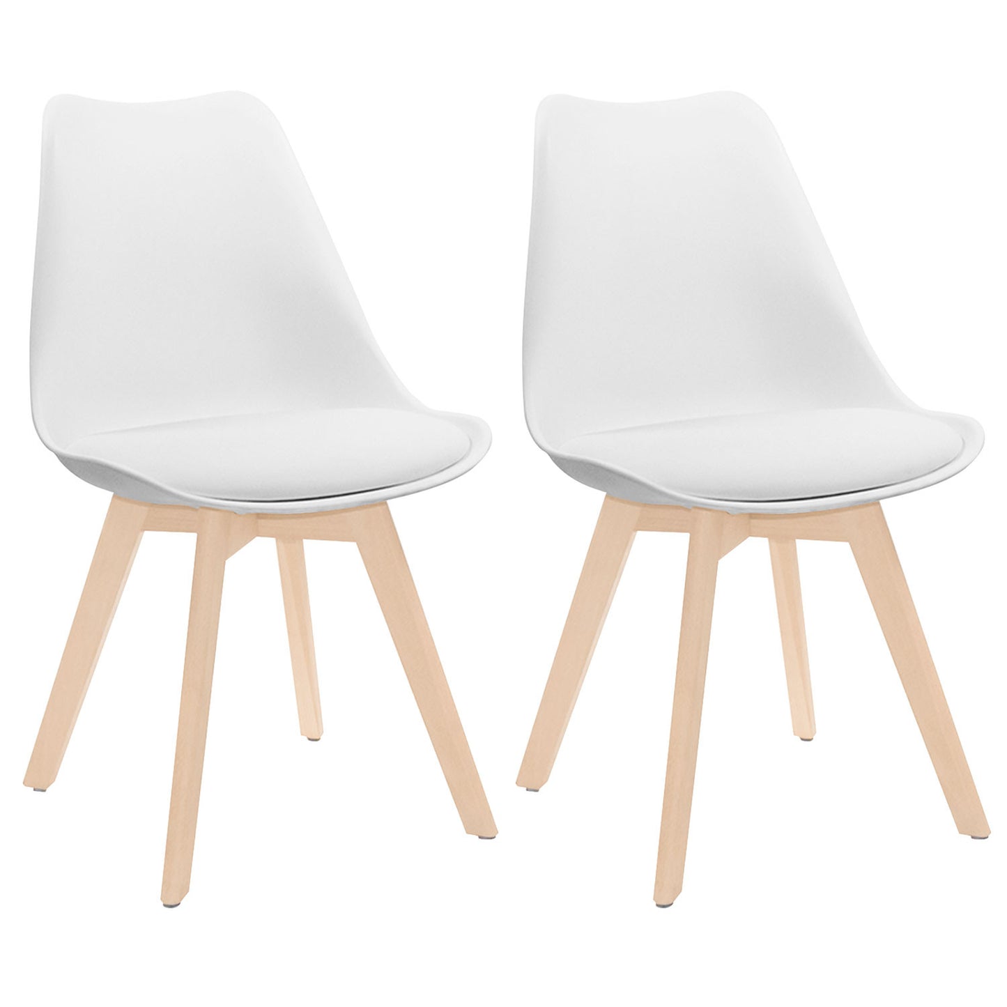 Pack 2 Sillas De Comedor Estilo Nórdico Daria 83x55x48cm Thinia Home_0