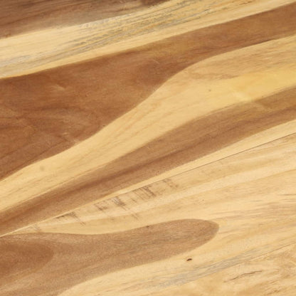 Mesa De Centro De Madera Maciza 110x60x40 Cm_3