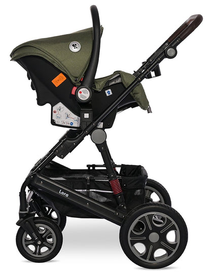 Carro De Bebé Tres Piezas Convertible Lora Hasta 15 Kg Loden Green_3