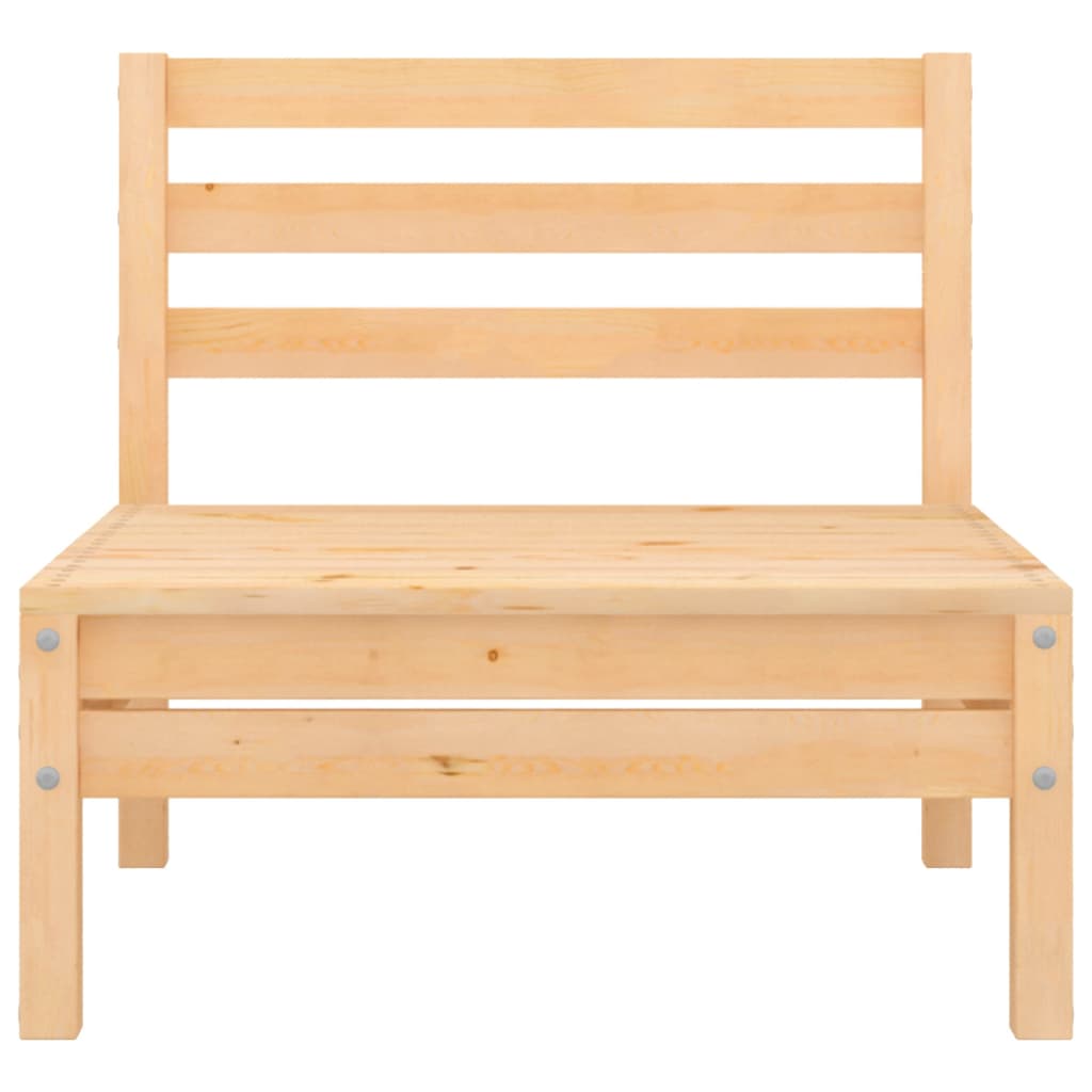 Juego De Muebles De Jardín 6 Piezas Madera Maciza De Pino / Vetonek_5