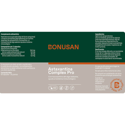 Bonusan Astaxantina Complex Pro 60 comprimidos