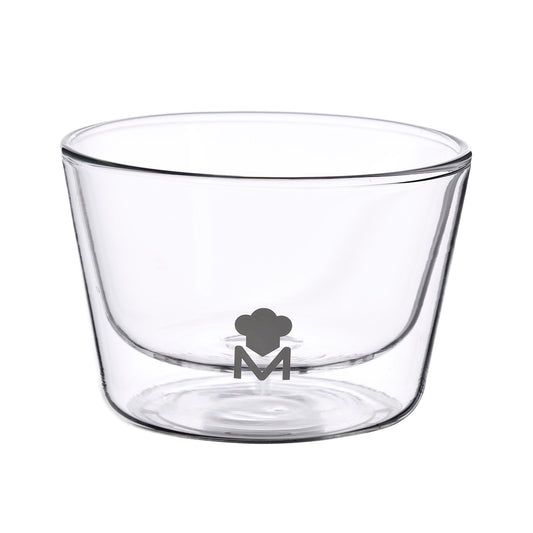 Bol Mediano Mixology De 400ml De Doble Pared En Borosilicato Masterpro_0