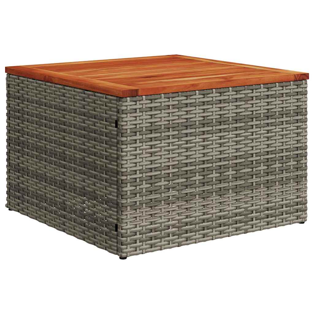 Set De Sofás De Jardín Y Cojines 8 Piezas Ratán Sintético Gris / Vetonek_2
