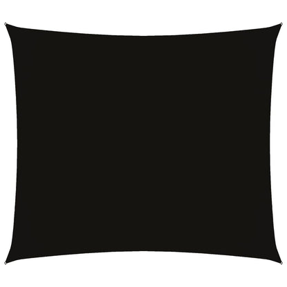 Vidaxl Toldo De Vela Rectangular Tela Oxford Negro 2,5x3 M_0