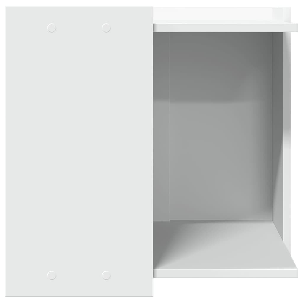 Vidaxl Mueble Arenero Para Gatos Madera Ingeniería Blanco 53x53x51 Cm_4