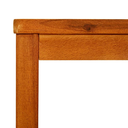 Mesa De Centro De Madera Maciza De Acacia 60x60x45 Cm_4