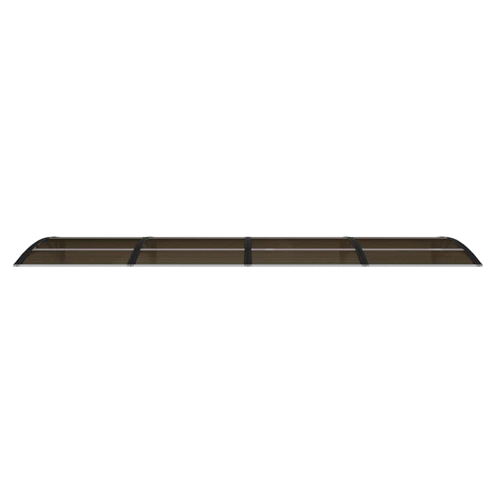 Marquesina Para Puerta De Policarbonato Negra, 350 X 100 Cm_3