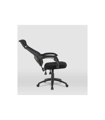Silla De Oficina Erika En Negro. Alto: 114,5-122,5, Ancho: 62, Fondo: 58._2