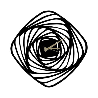 Reloj De Pared Metal Estilo Flor_0