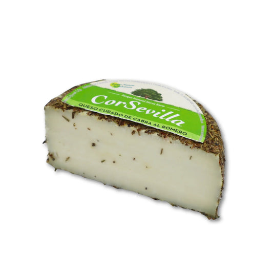 Queso Curado De Cabra Al Romero 350 grs aprox_0
