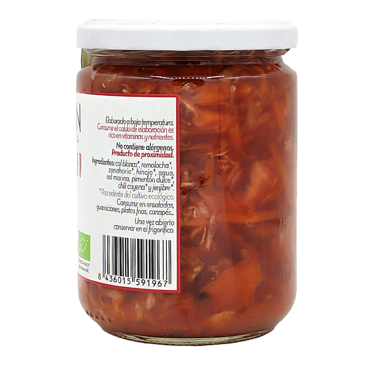 Kimchi Ecológico De Proximidad 420gr
