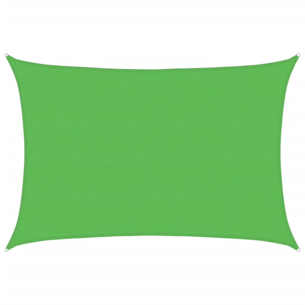 Vidaxl Toldo De Vela Hdpe Verde Claro 160 G/m² 5x6 M_0
