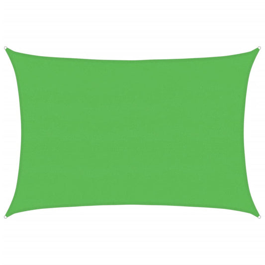 Vidaxl Toldo De Vela Hdpe Verde Claro 160 G/m² 5x6 M_0