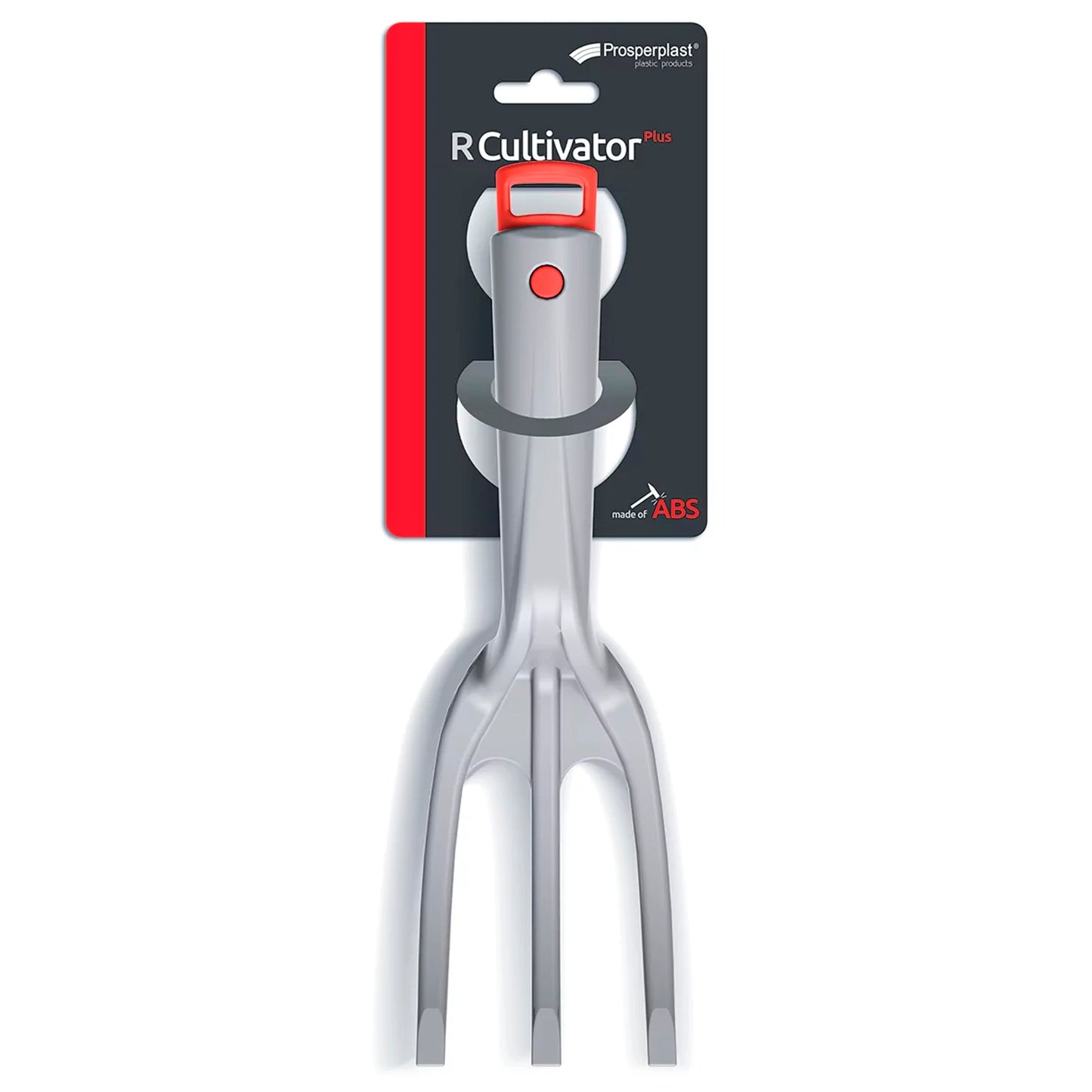 Rastrillo Manual Pequeño Para Jardinería R Cultivator Plus , Dimensiones (mm) 270x78x54, Color Gris_3