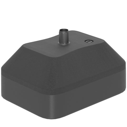 Outsunny Base Para Sombrilla Rellenable Con Agua 20l O Arena 24kg Negro_0