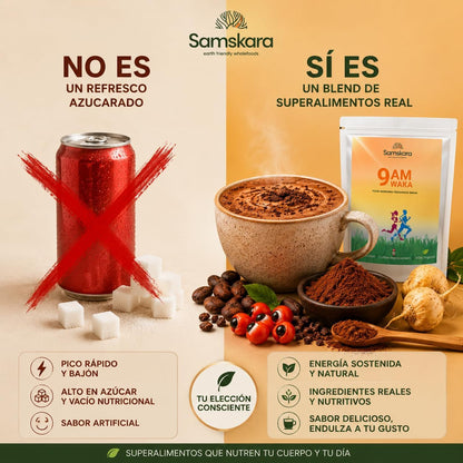 Waka 9 A.m — Mezcla Matutina Superfood Bio - Pack 2 X 160g (2 Envases Retail) | Superalimento Ecológico Vegano_2