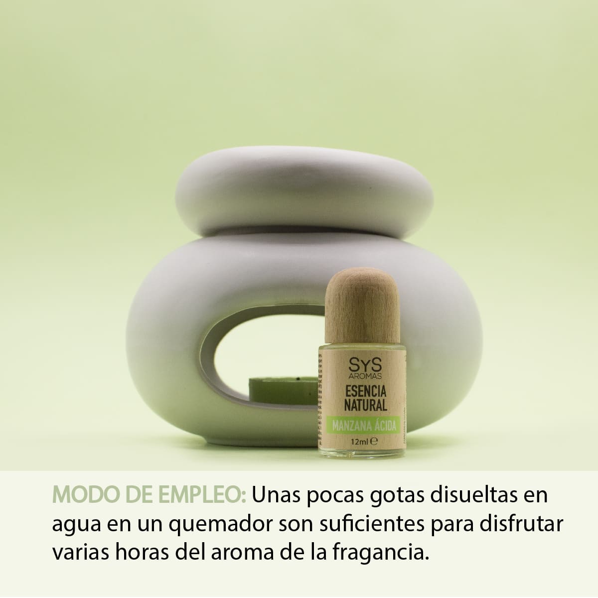 Esencia Natural Manzana Ácida SYS Aromas 12 ml | Aroma Afrutado y Ácido | Para Quemadores y Humidificadores_1