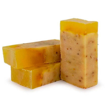 Jabón Natural Exfoliante Limón (90g) - Regula El Nivel De Grasa - Evita El Acné Y Aclara Sus Marcas - Exfoliante Suave_0