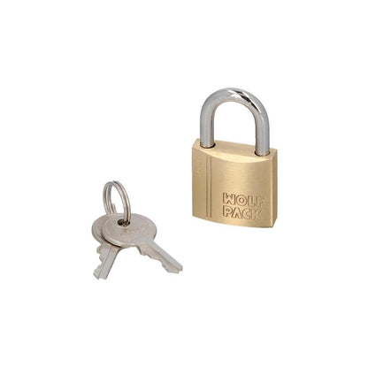 Candado Laton Arco Normal 25 Mm. Serie Target. Arco Endurecido. Candado Maletas, Candado Taquillas, Candado Puertas