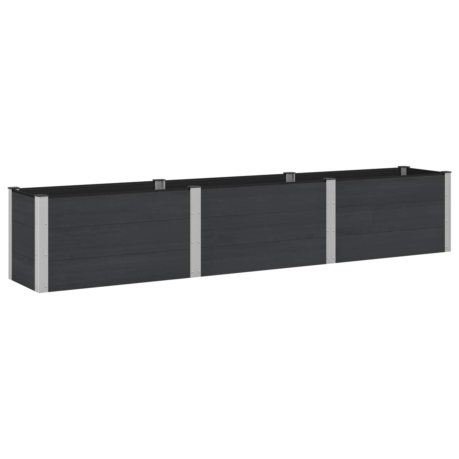 Arriate Elevado Negro 300 X 50 X 54 Cm_0