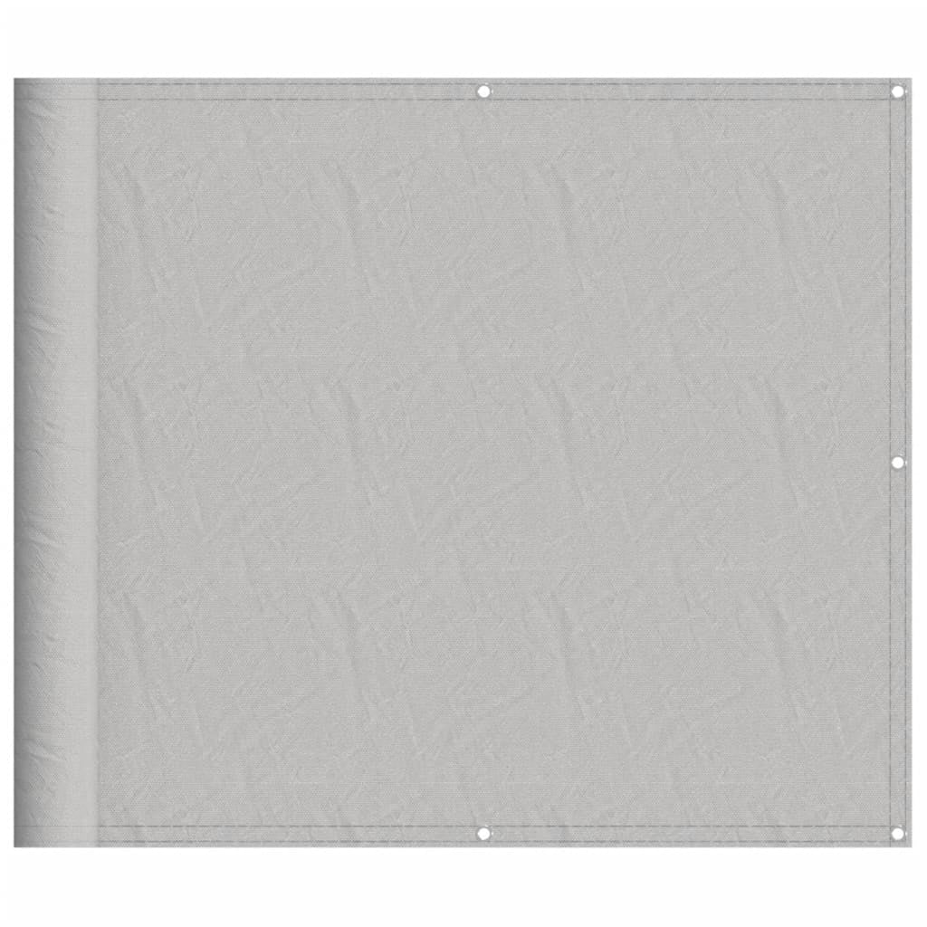Vidaxl Pantalla De Balcón 100% Poliéster Oxford Gris Claro 90x500 Cm_0