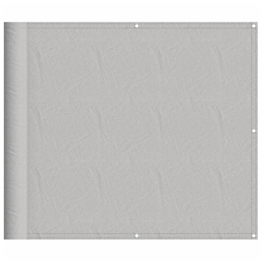 Vidaxl Pantalla De Balcón 100% Poliéster Oxford Gris Claro 90x500 Cm_0