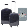 Set De 2 Maletas Trolleys Con Funda Protectora'cutie Cat'