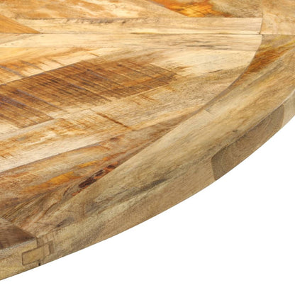 Mesa De Comedor Madera Maciza De Mango Sin Tratar Ø150x76 Cm_4