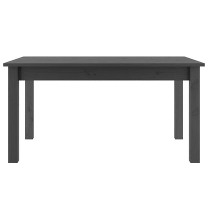 Mesa De Centro Madera Maciza De Pino Gris 80x50x40 Cm_1