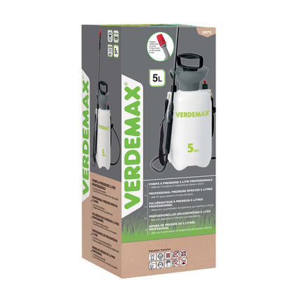 Pulverizador presión previa profesional 5 l Verdemax