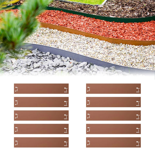 Bordes Césped Metal 10er Set_0