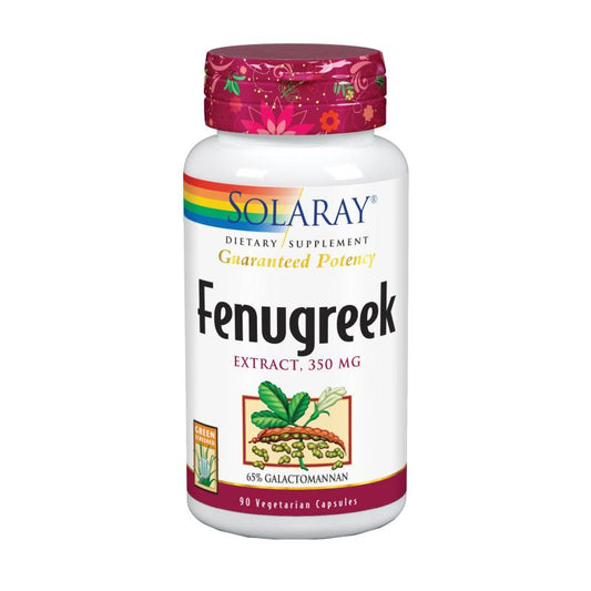 Fenugreek (Fenogreco) 350Mg Solaray 90 cápsulas